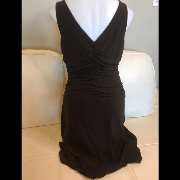 Frank Lyman Chocolate Brown Stretchy Dress - Picture 3 of 12
